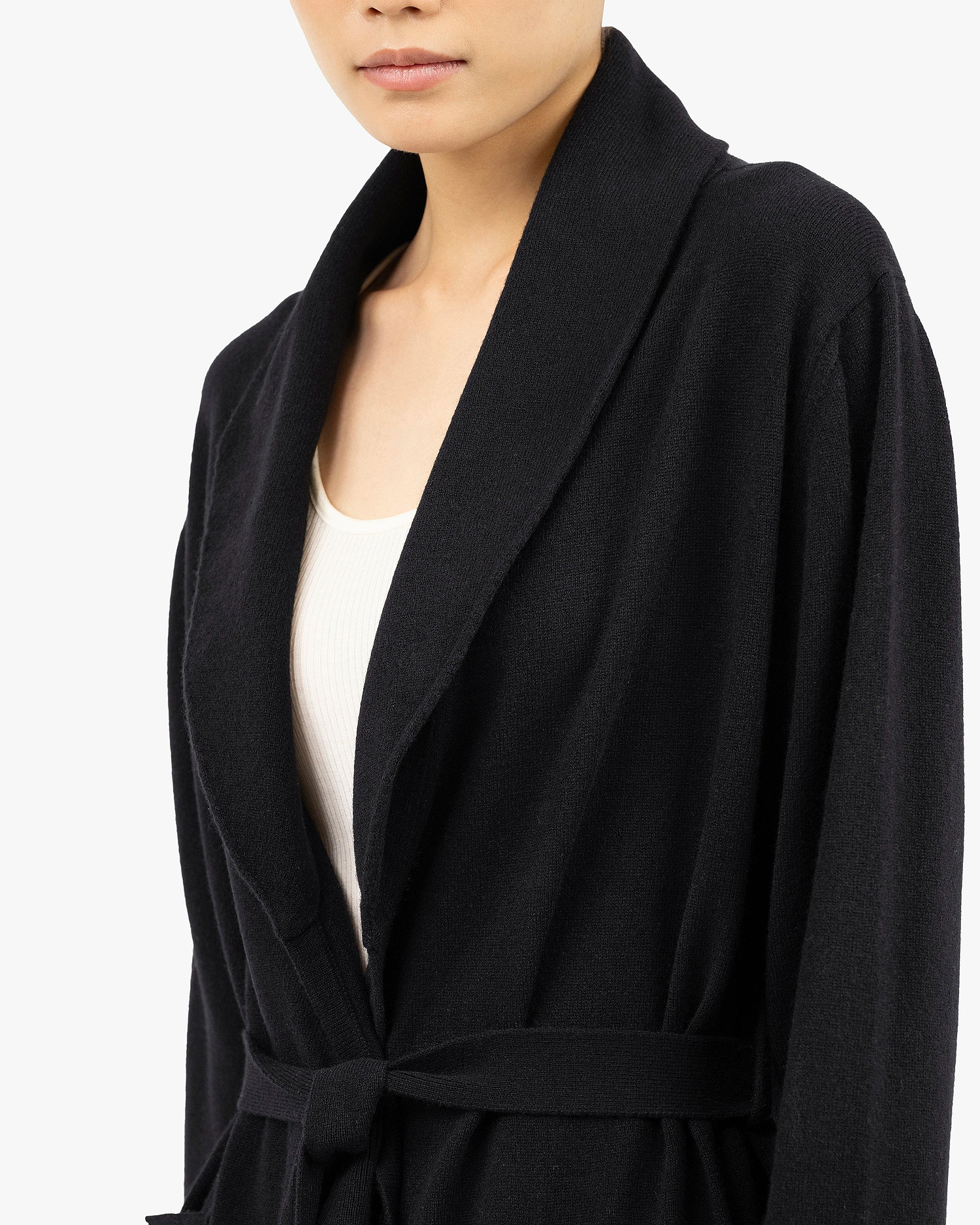 Lorien Robe - Black Cashmere