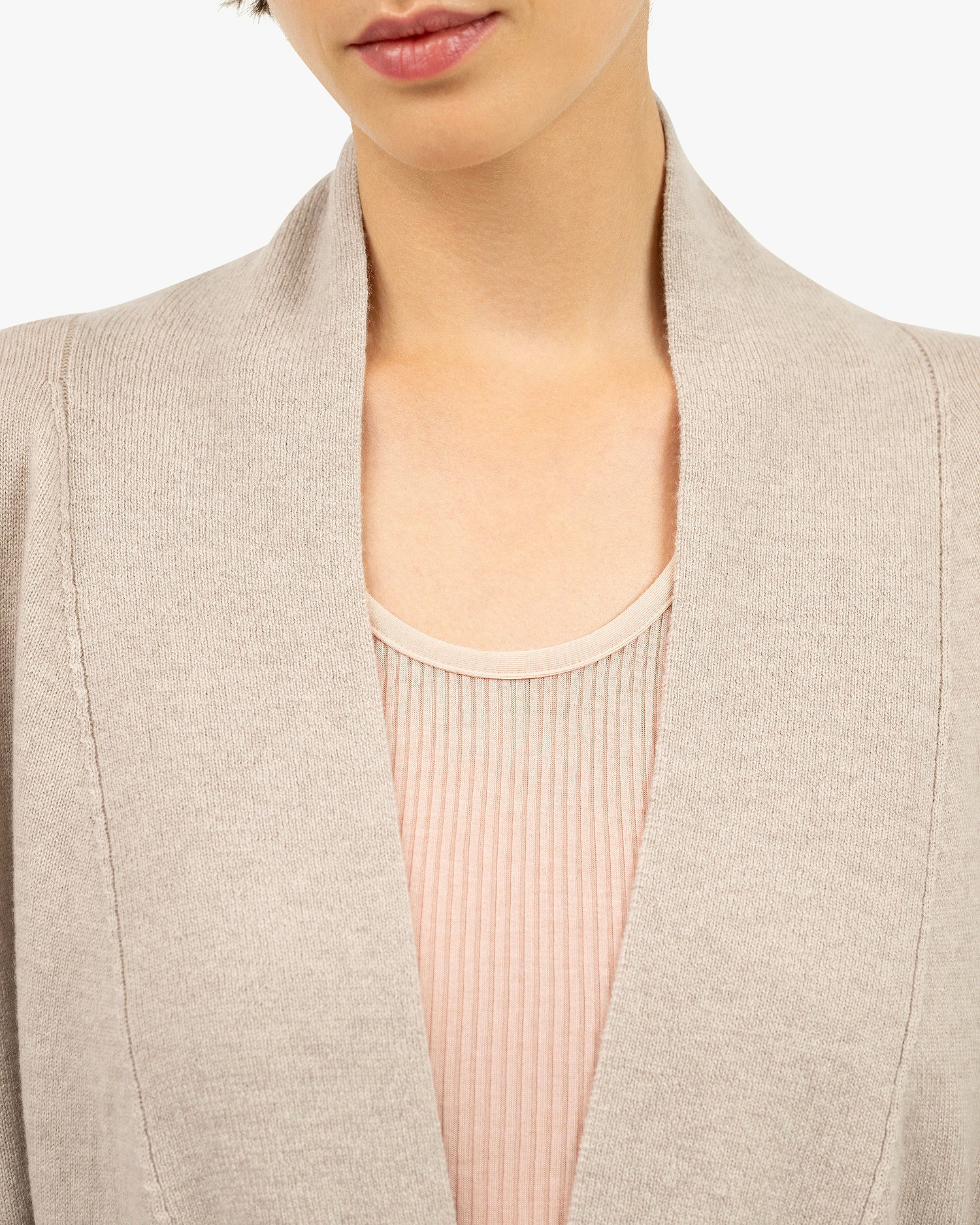 Théa Robe - Beige Cashmere