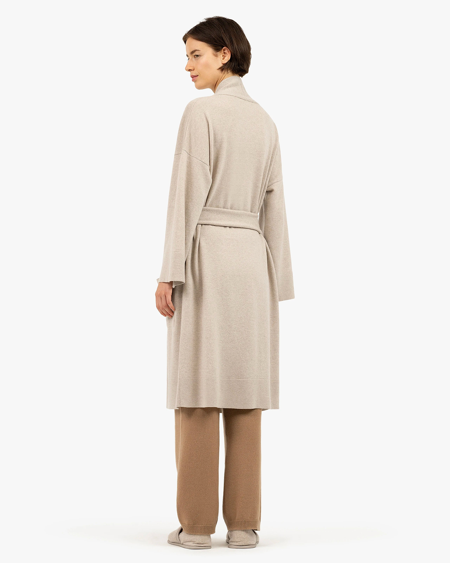 Théa Robe - Beige Cashmere
