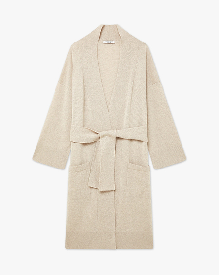 Théa Robe - Beige Cashmere