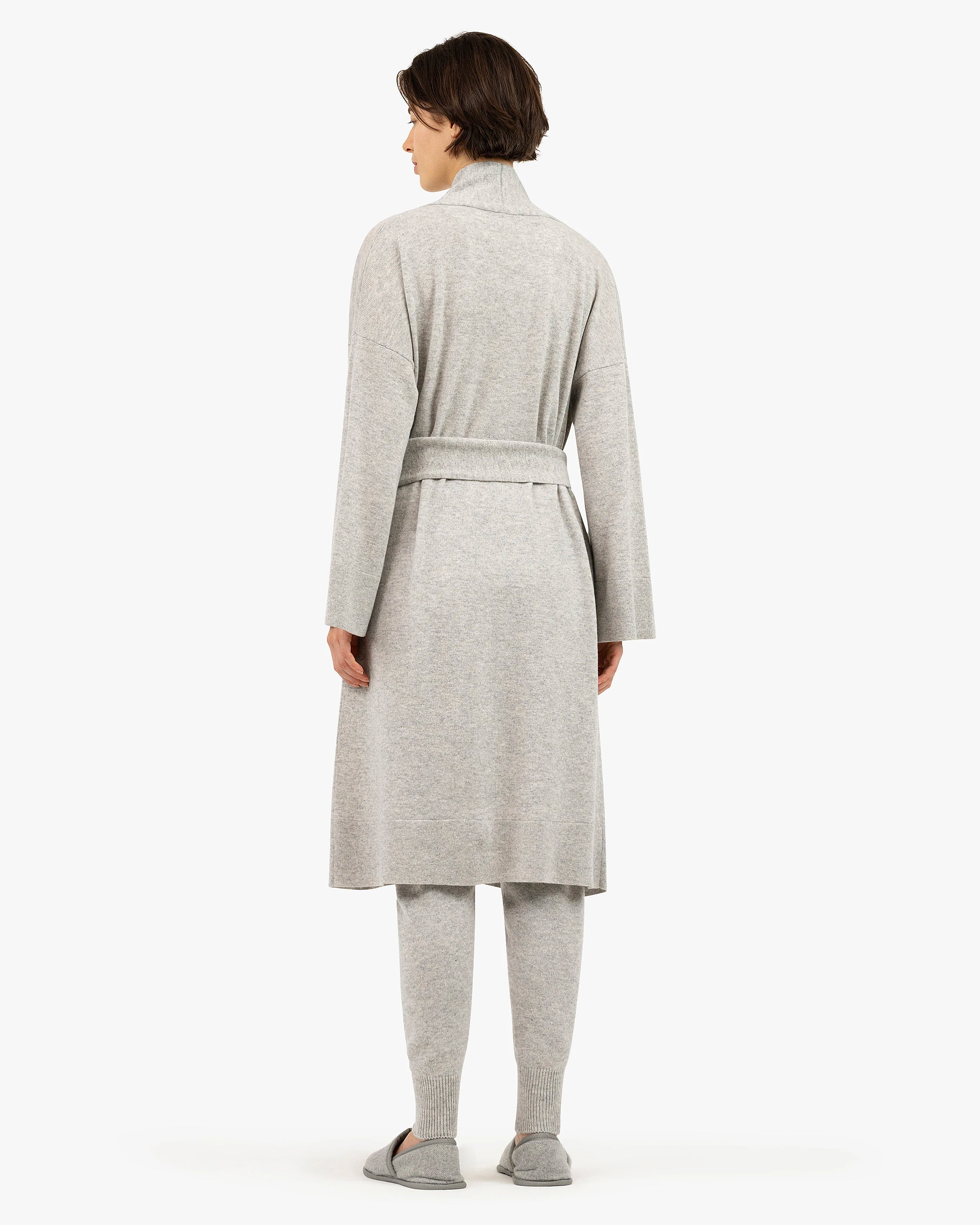 Théa Robe - Light Grey Cashmere
