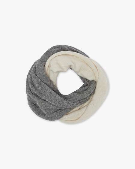 Riviera Scarf - Medium Grey Cashmere