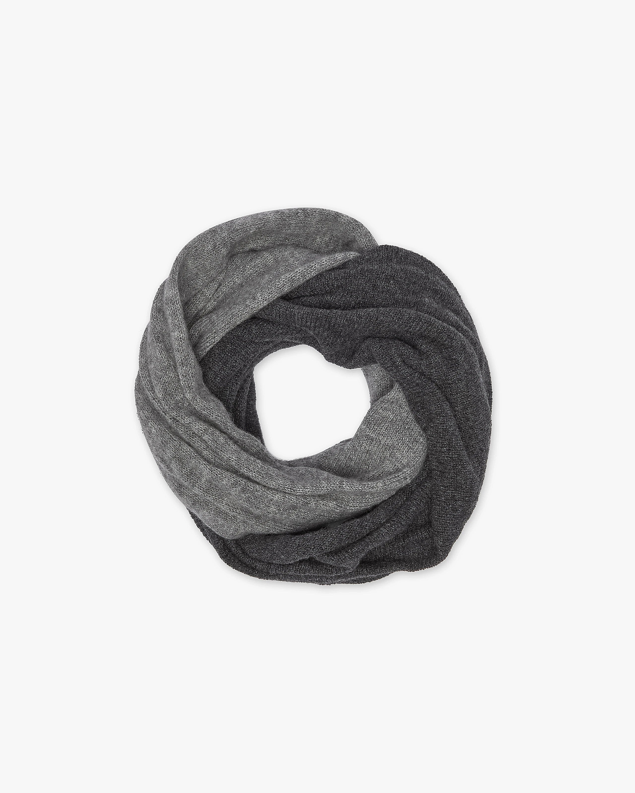 Riviera Cashmere Scarf - Charcoal | MaisonCashmere