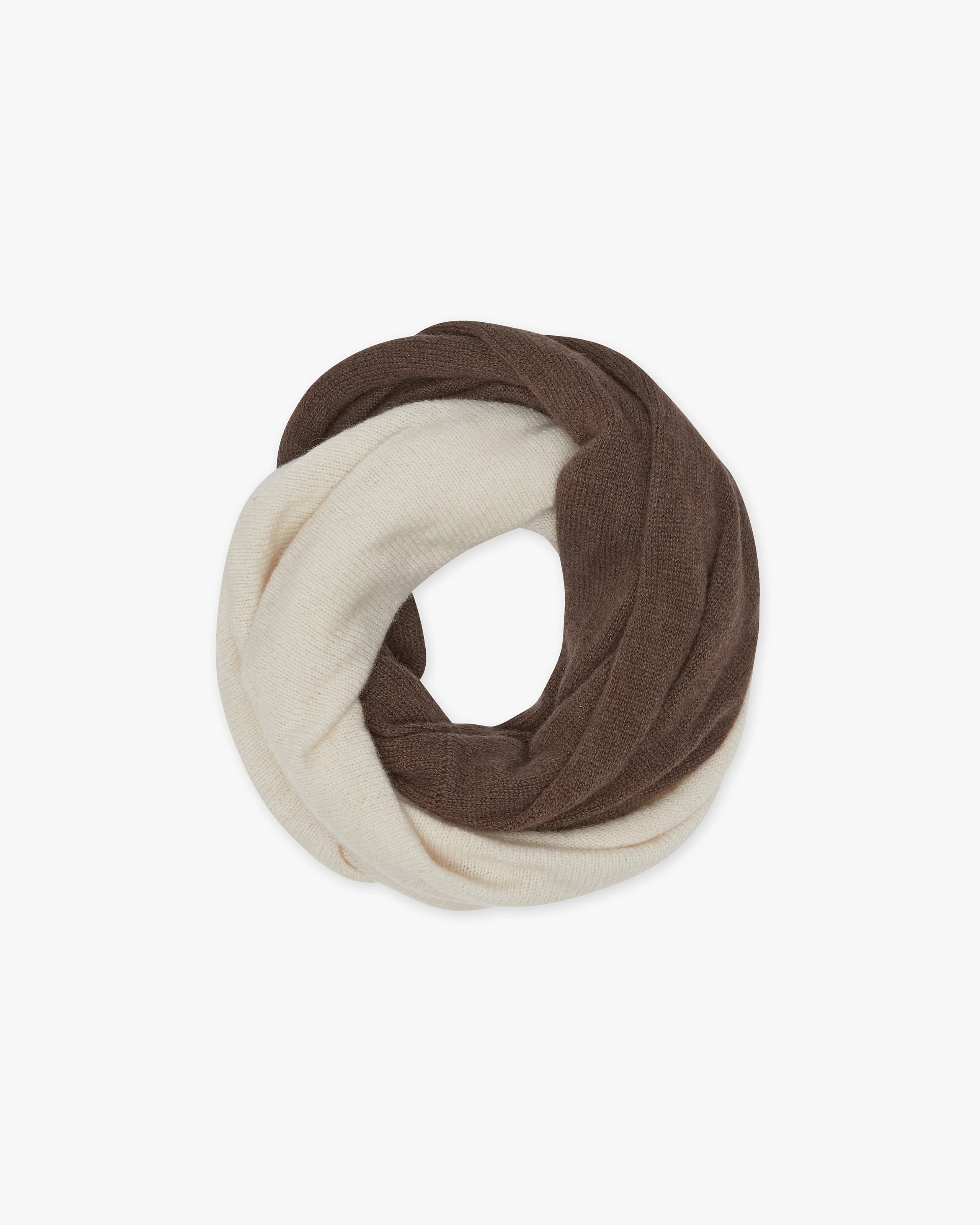 Riviera Scarf - Brown Cashmere