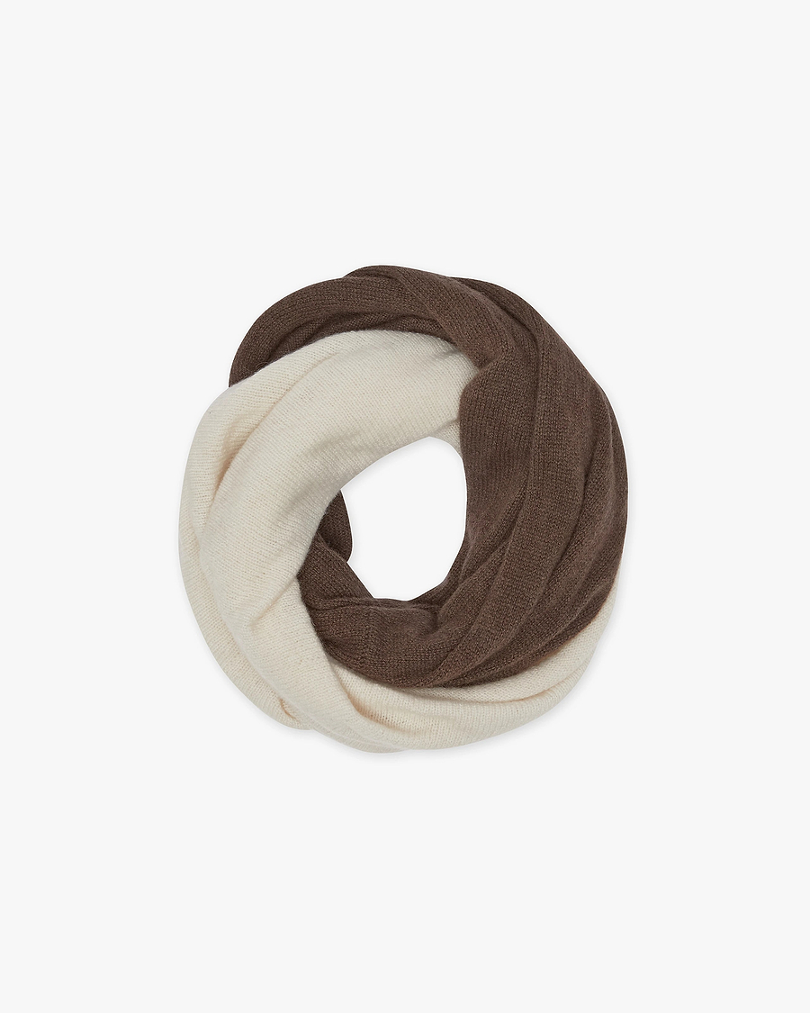 Riviera Scarf - Brown Cashmere