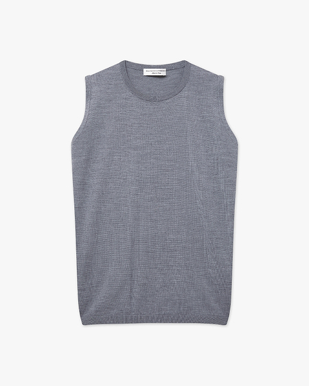 Seraphine Tank Top - Grey Merino Superfine