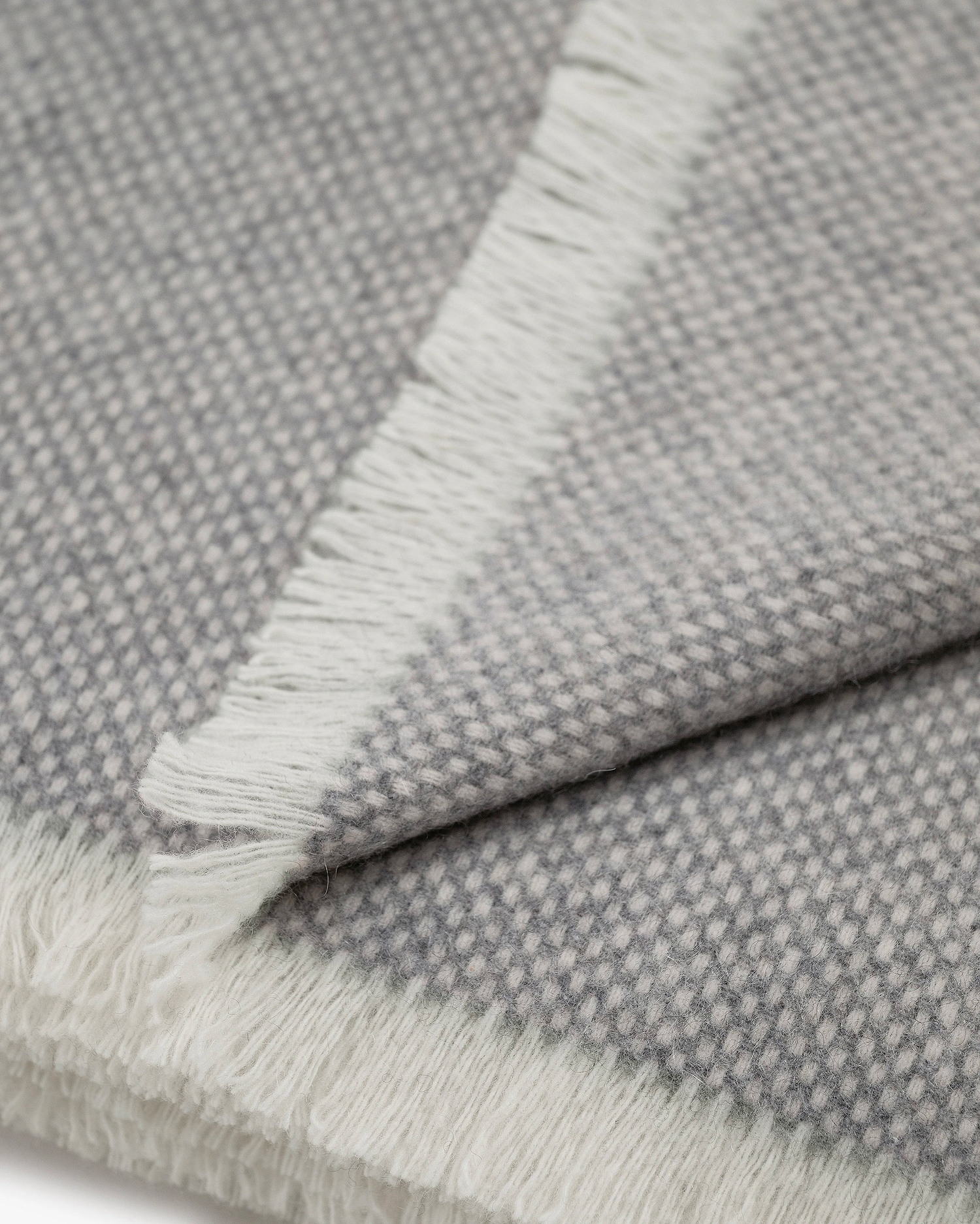 Soffio Throw Blanket - Grey Cashmere