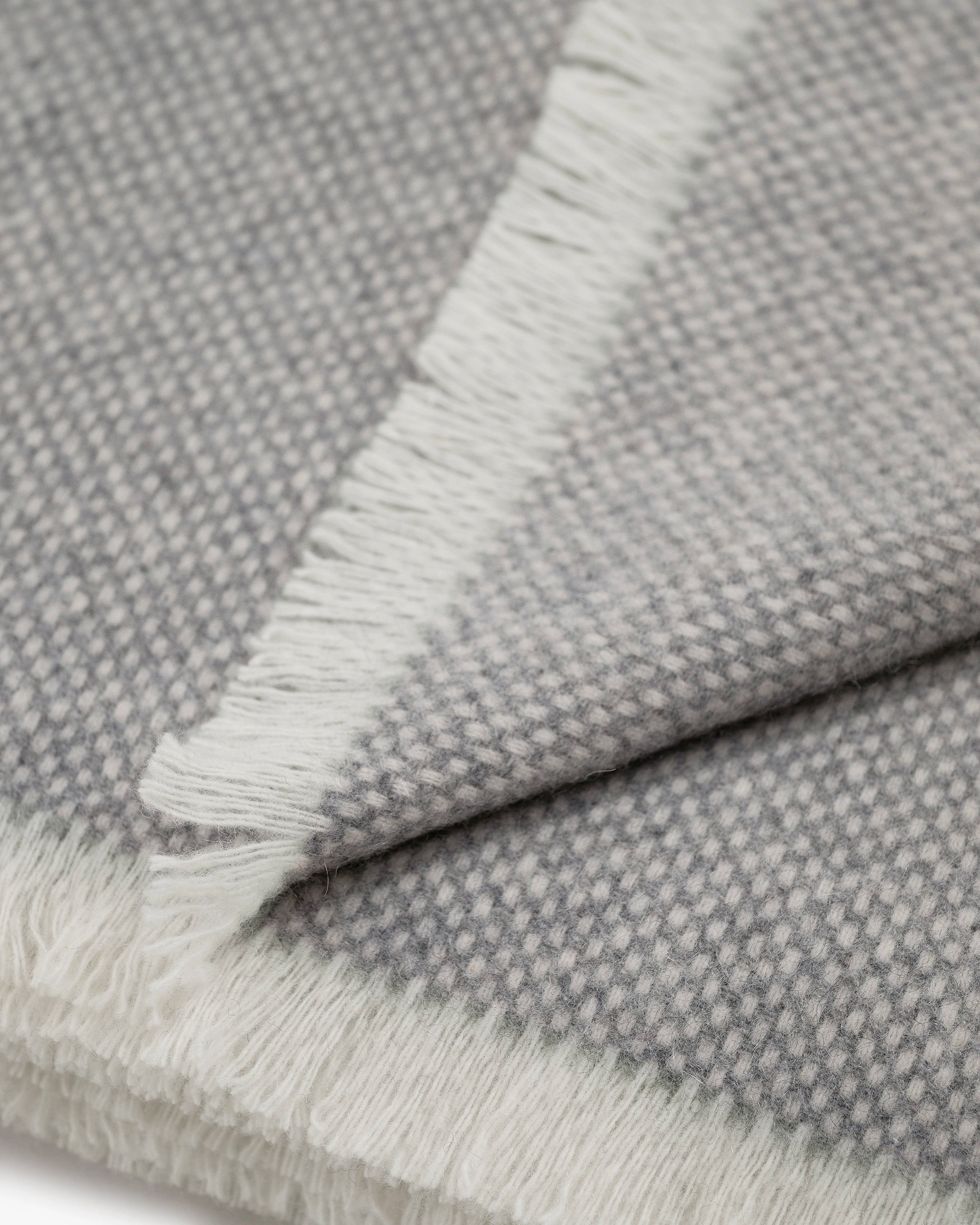 Soffio Throw Blanket - Grey Cashmere