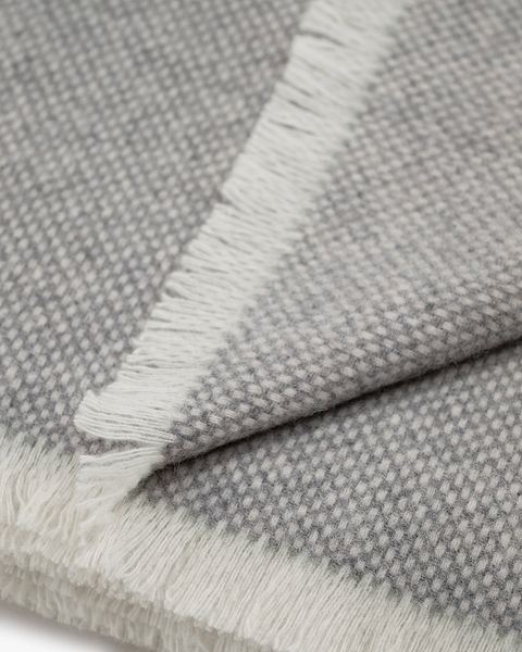 Soffio Throw Blanket - Grey Cashmere