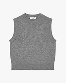 Sorapis Cropped Vest - Medium Grey