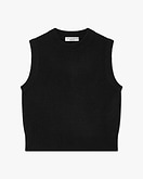 Sorapis Cropped Vest - Black
