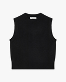 Sorapis Cropped Vest - Black