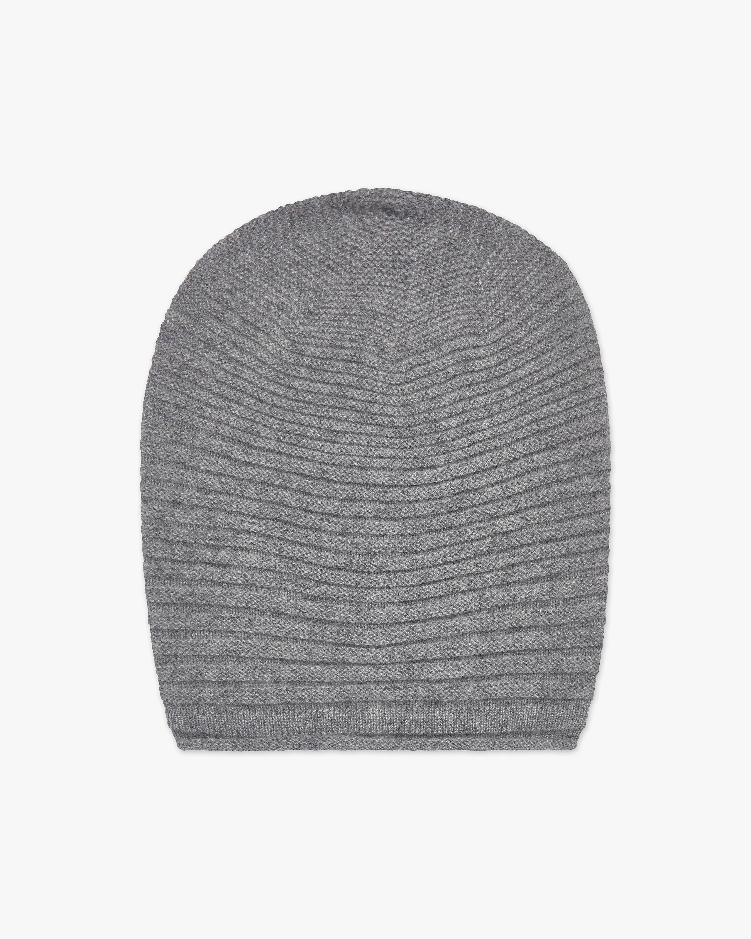 Sorbonne Beret - Medium Grey Cashmere