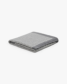 Sunday Cable Knit Throw - Light Grey