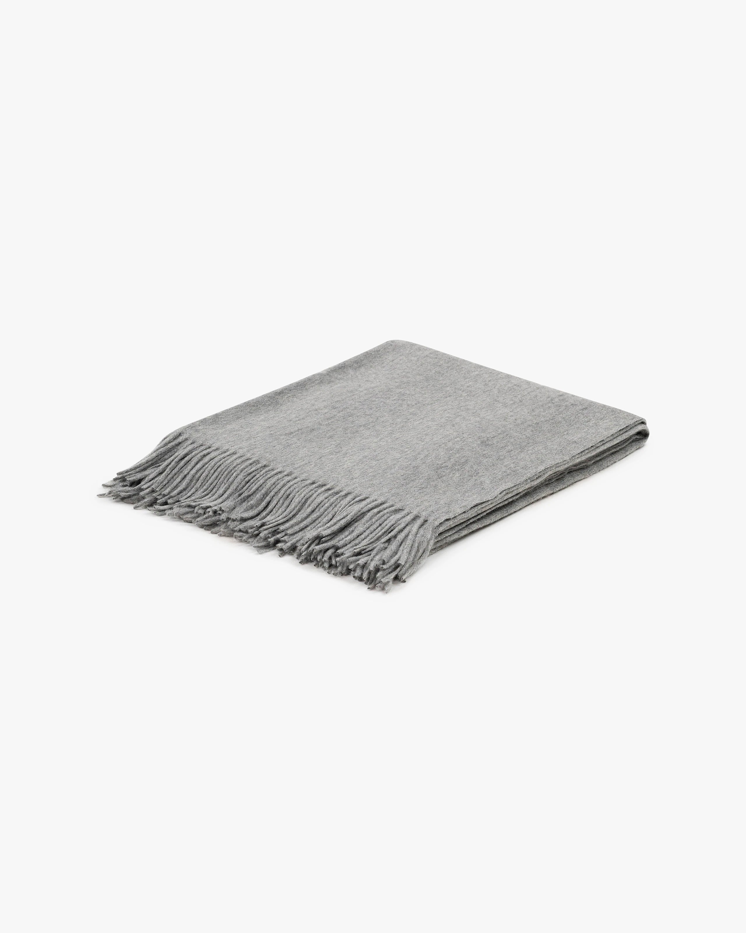 Sydney Throw Blanket - Grey Cashmere