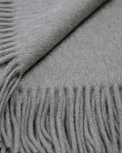 Sydney Throw Blanket - Grey Cashmere