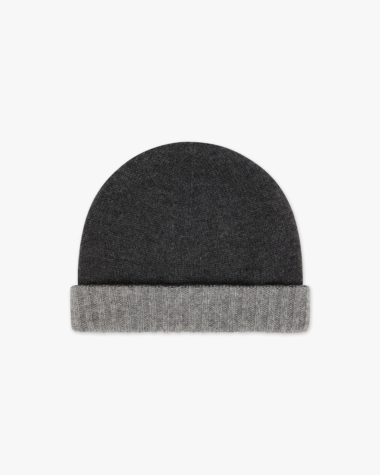 Cashmere CC Beanie Hat Black white and gray Chanel Black x Grey Cashmere CC Logo Beanie Skull Cap Ski  main image 3