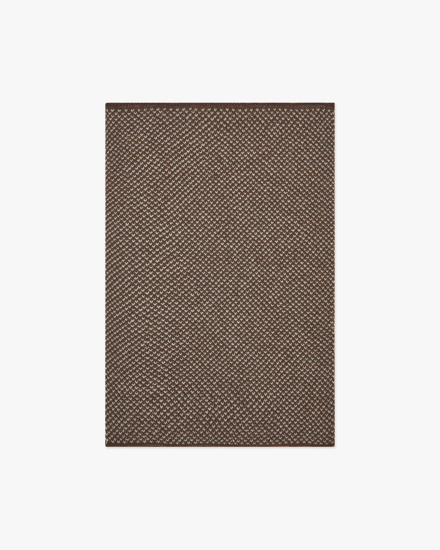 Two-Tone Neck Warmer - Brown Cashmere