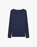 Ultralight U-Boot-Ausschnitt Top - Blau