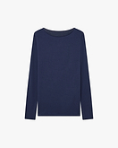 Ultralight U-Boot-Ausschnitt Top - Blau