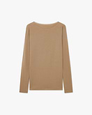 Ultralight U-Boot-Ausschnitt Top - Camel