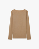 Ultralight U-Boot-Ausschnitt Top - Camel