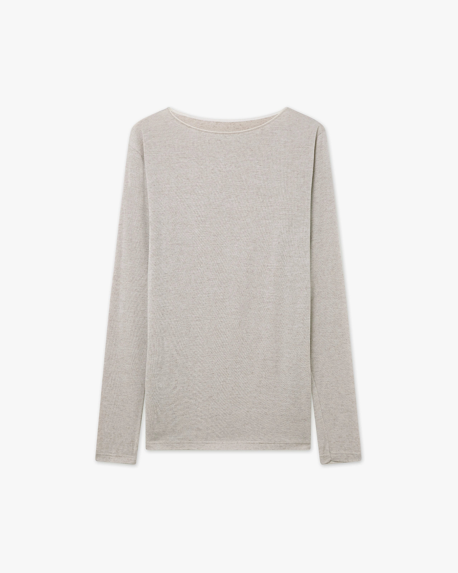 Ultralight Boat Neck Top - Walnut Modal / Cashmere