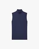 Ultralight Mock Neck Tank Top - Blue
