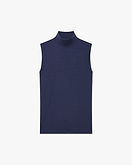 Ultralight Mock Neck Tank Top - Blue