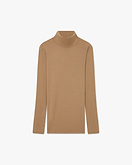 Ultralight Mock Neck Top - Camel