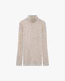 Ultralight Mock Neck Top - Walnut