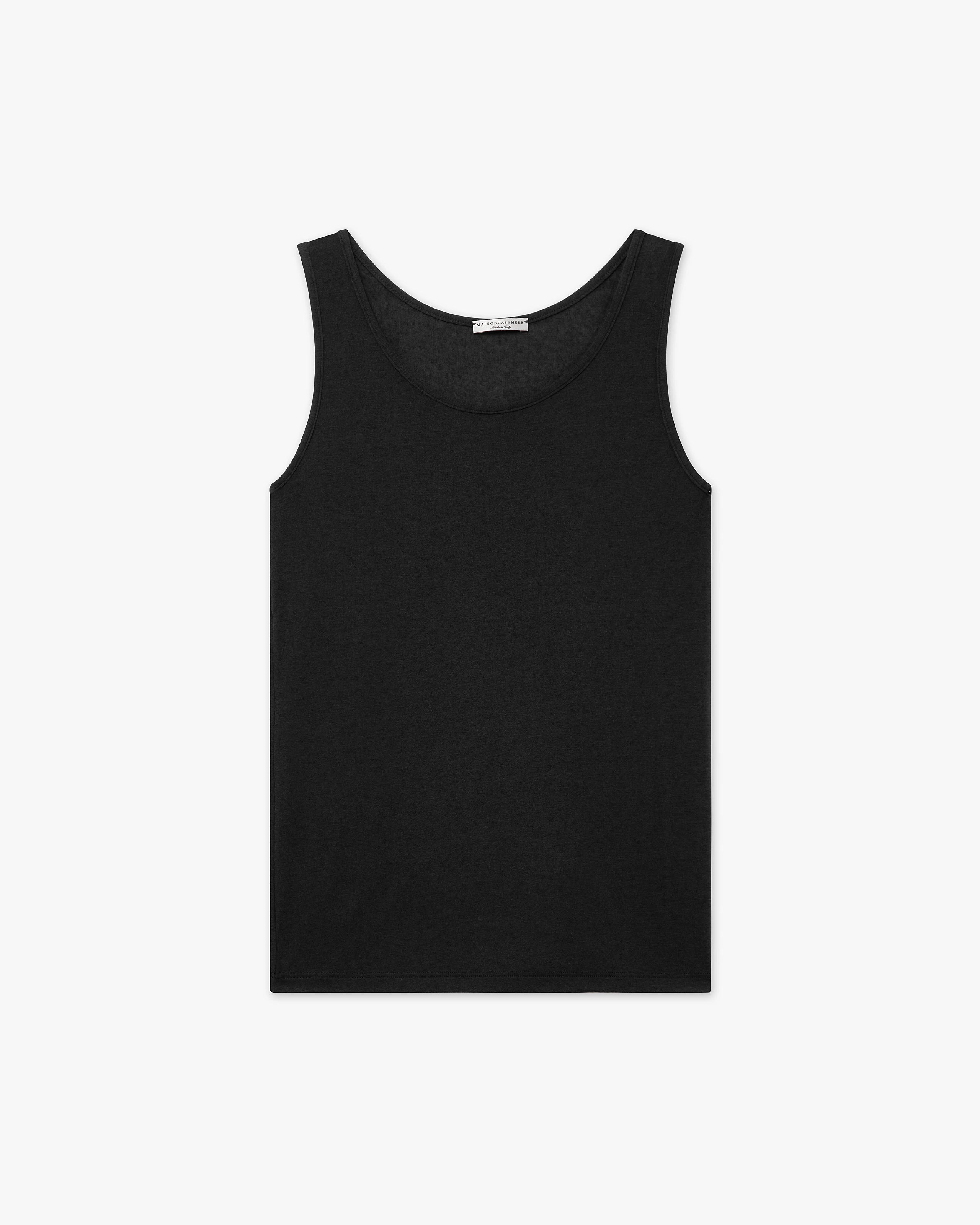 Ultralight Tank Top - Black Modal / Cashmere