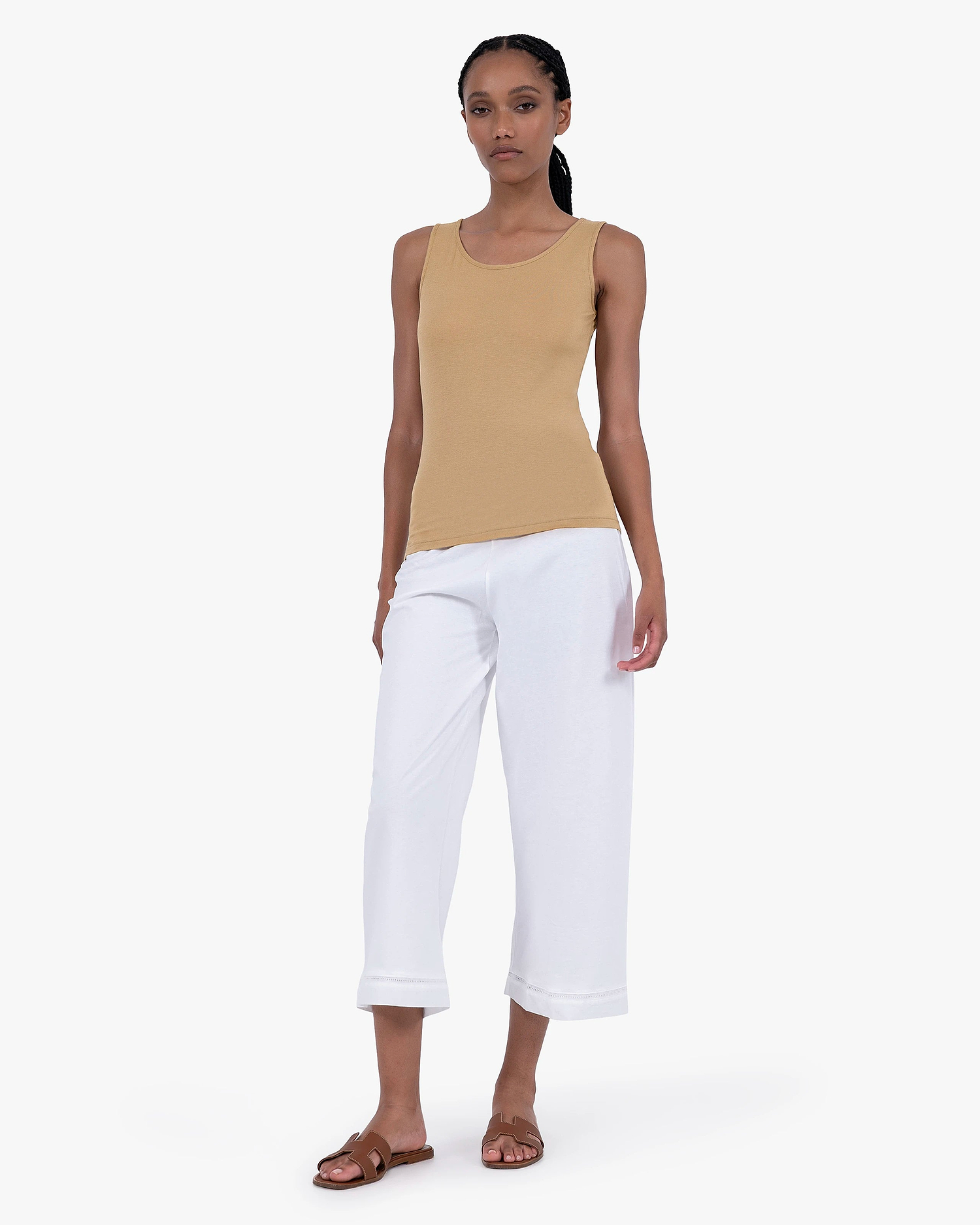 Ultralight Tank Top - Camel Modal / Cashmere