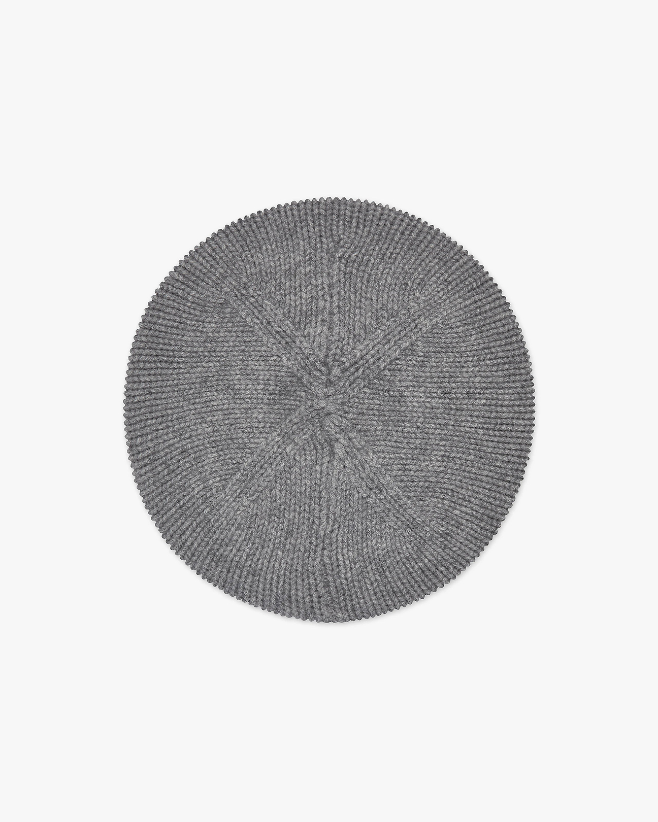 NakedCashmere Dark Gray Ribbed Cashmere Beret – NWT Women main image 4