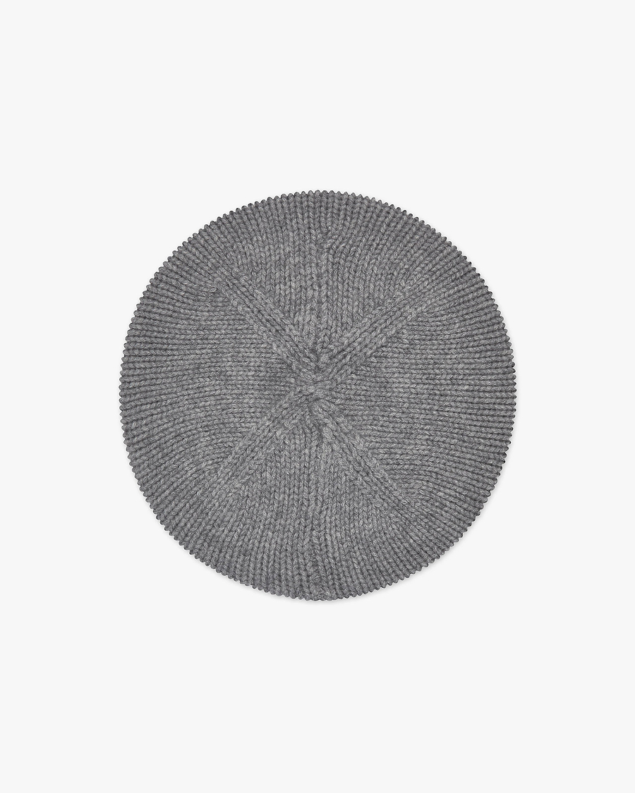 Virginia Beret - Medium Grey Cashmere