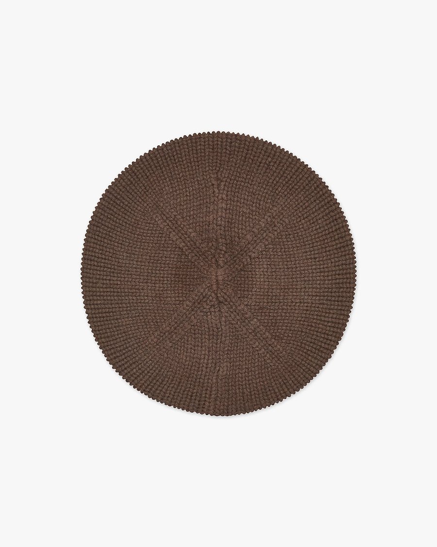 Virginia Beret - Brown Cashmere