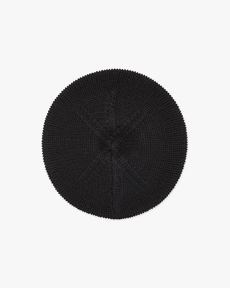 Virginia Beret - Black Cashmere