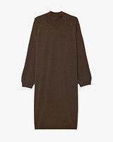 Curvy Sweater Dress · Brown