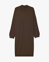Curvy Sweater Dress · Brown