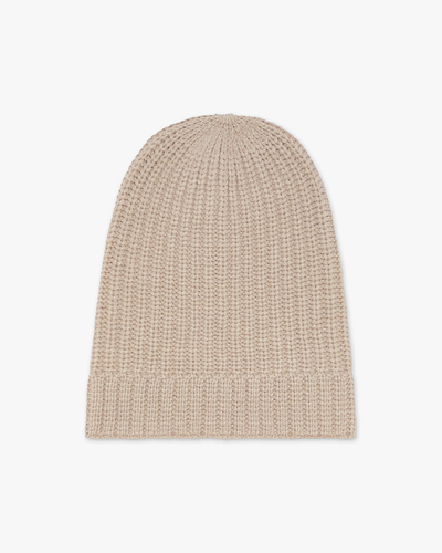 Aosta Hat - Beige Cashmere