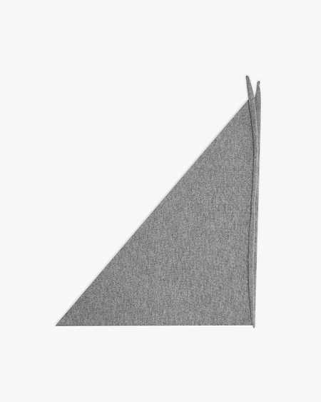 Women's Bandana Scarf - Medium Grey Cashmere