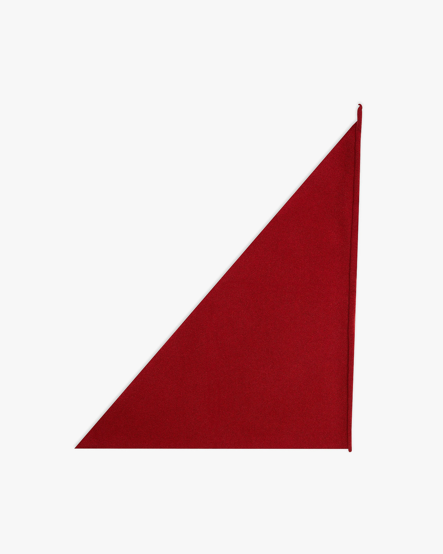 Women's Bandana Scarf - Red Cashmere