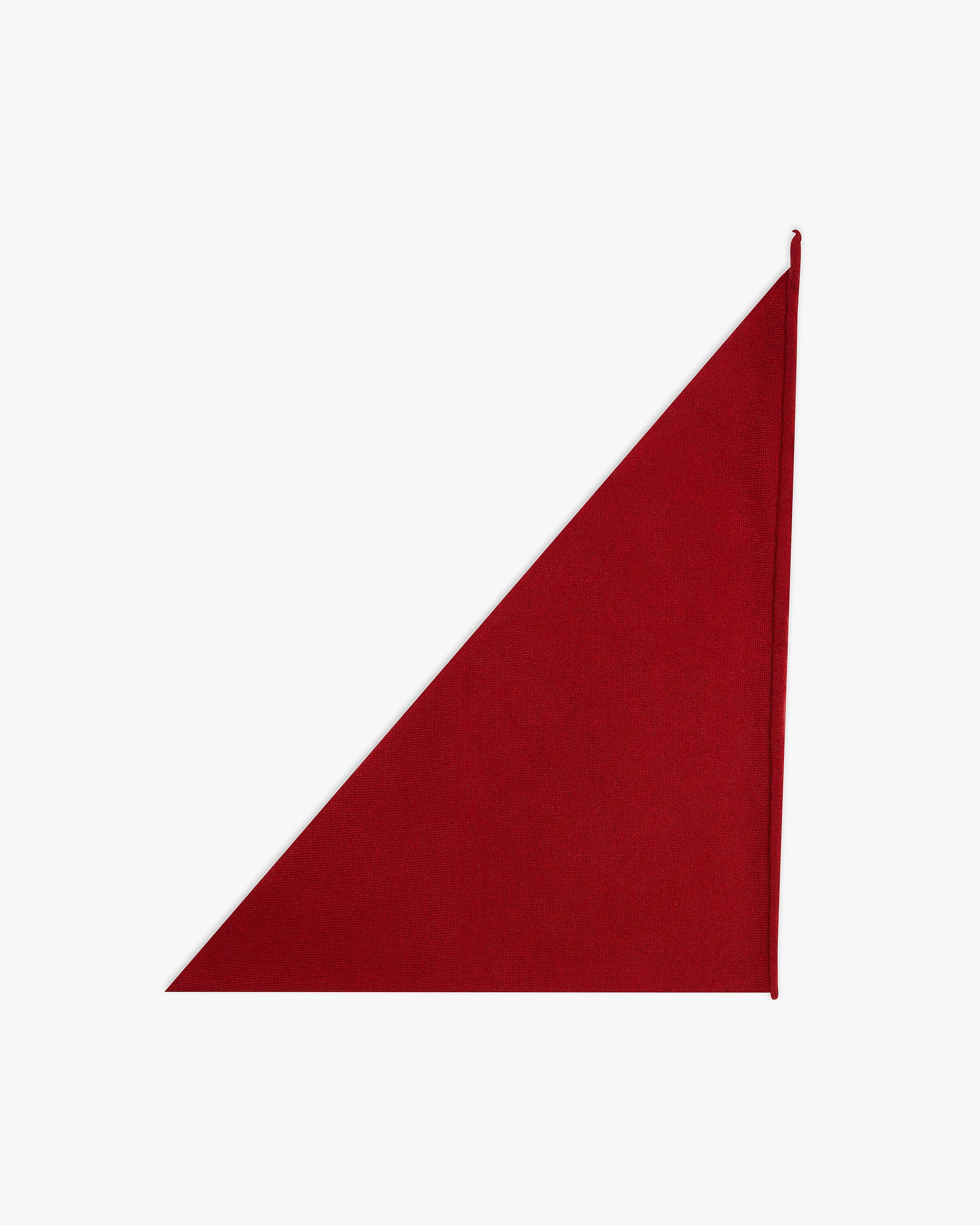 Women's Bandana Scarf - Red Cashmere