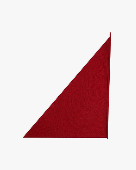 Women's Bandana Scarf - Red Cashmere