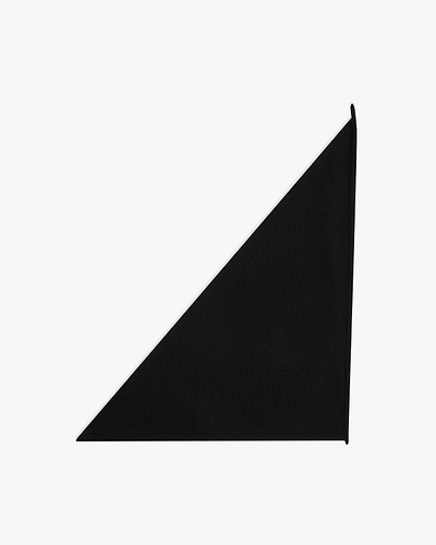 Women's Bandana Scarf - Black Cashmere