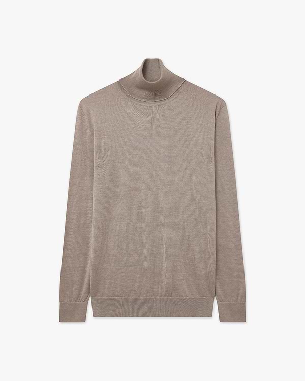 Belvoir Rollkragenpullover Damen - Beige