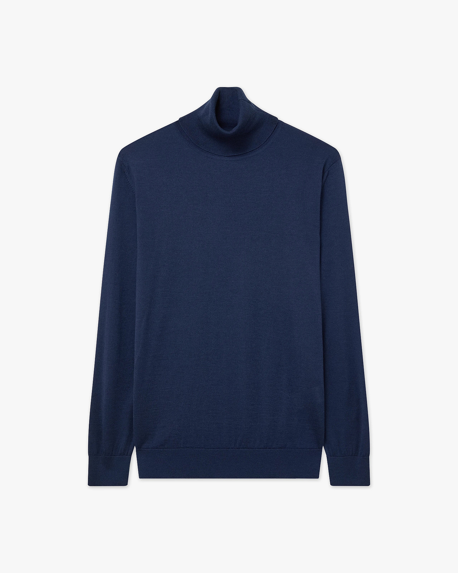 Women's Belvoir Turtleneck Sweater - Blue Cashmere / Seta