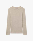 Brera Rundhalspullover Damen - Beige