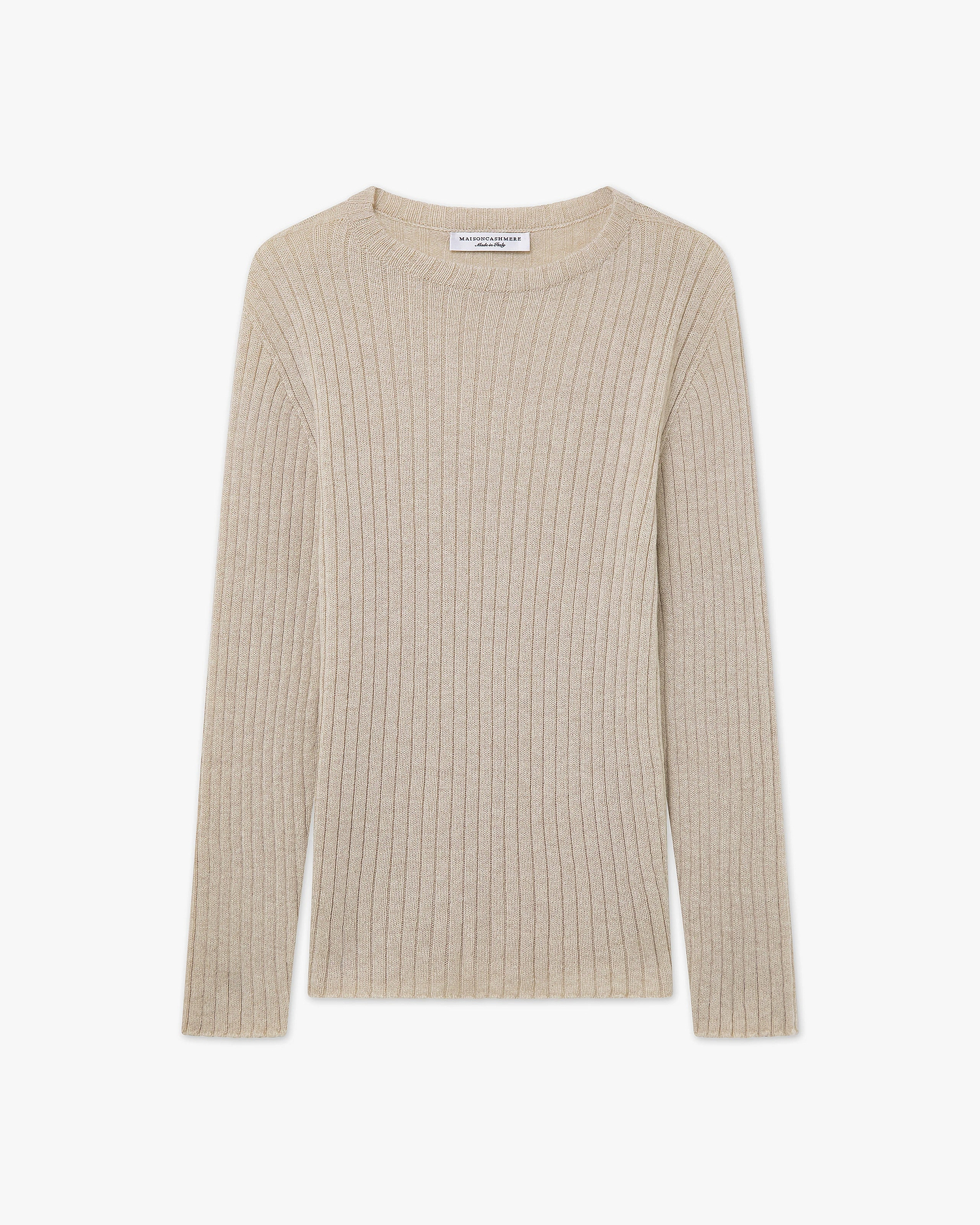Women's Brera Crew Neck Sweater - Beige Cashmere