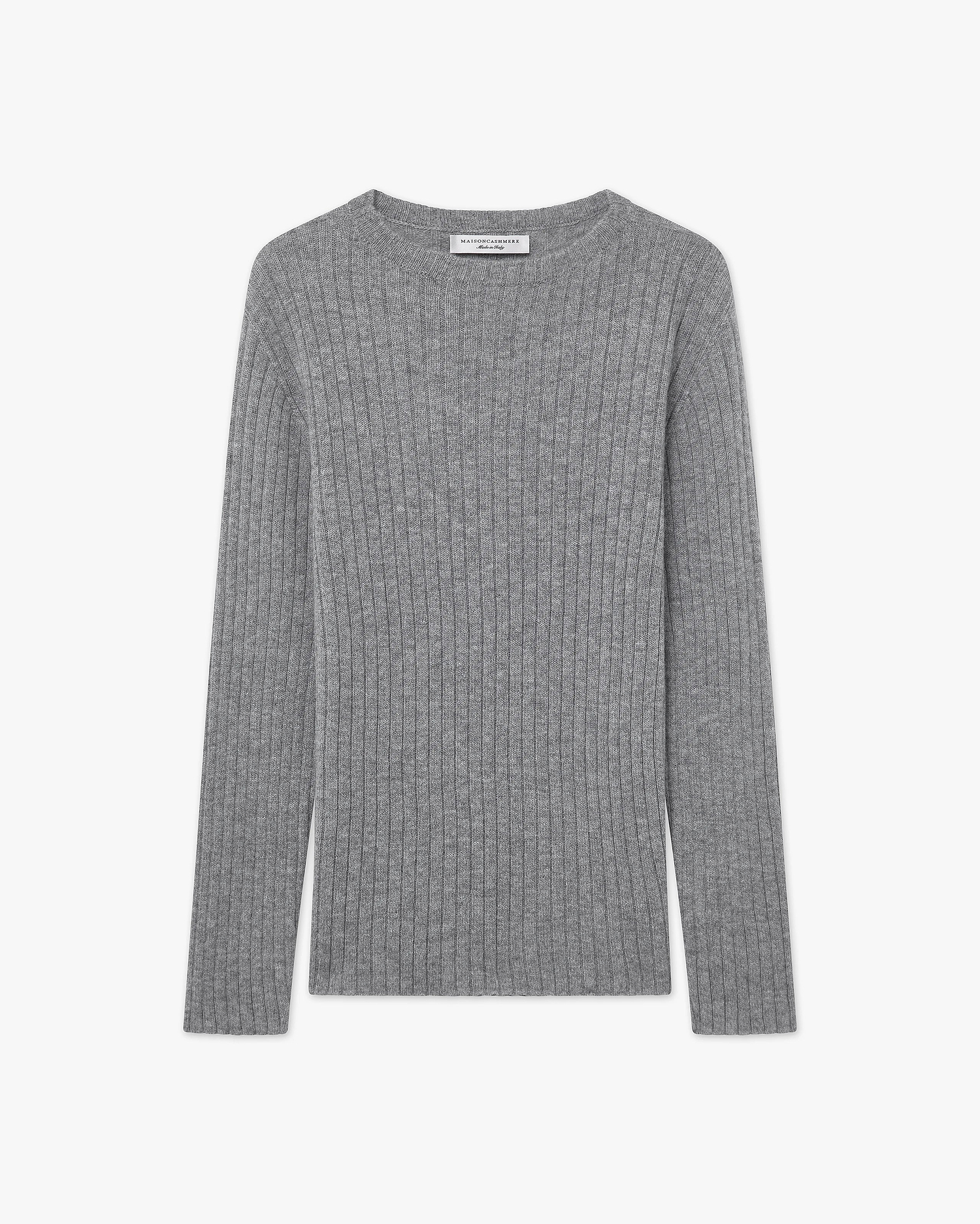 Women's Brera Crew Neck Sweater - Medium Grey Cashmere